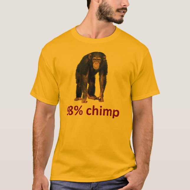 Camiseta chimpancé del 98% (Anverso)