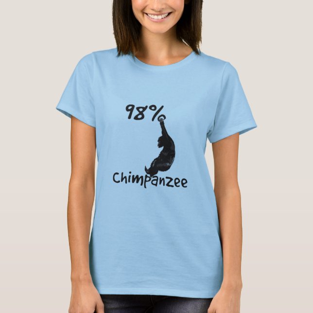 Camiseta Chimpancé del 98% (Anverso)