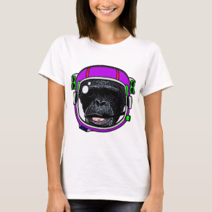 Camiseta Chimpancé espacial