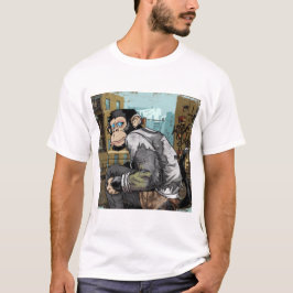 Camiseta Chimpancé estilizado