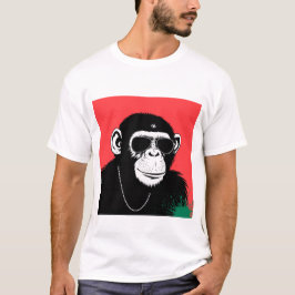 Camiseta Chimpancé estilizado