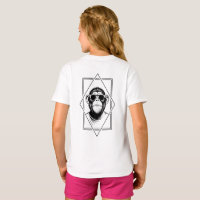 Chimpancé Retro-Chic Diamante – La Geometría se En