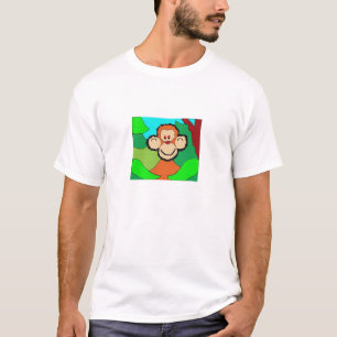 Camiseta Chimpancé travieso