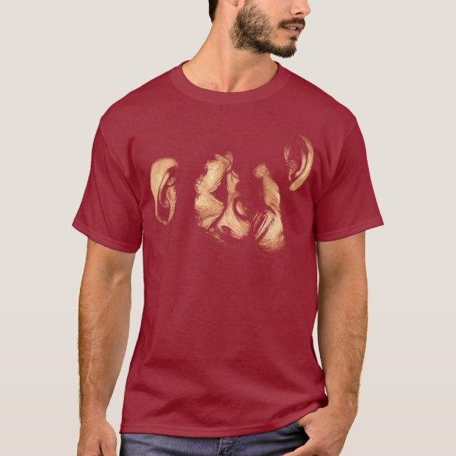 Camiseta chimpancés de besos (Anverso)