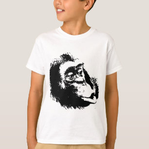 Camiseta Chimpanzee divertido de Pop Art