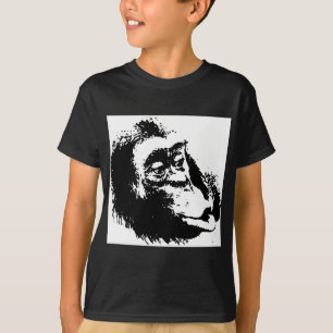 Camiseta Chimpanzee divertido de Pop Art