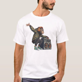 Camiseta Chimpanzee DJ T-Shirt – Cool Music Lover Monkey 
