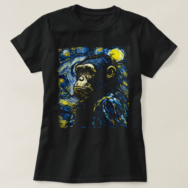 Camiseta Chimpanzee Lover Gift Art (Diseño del anverso)