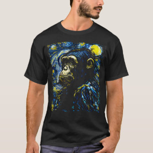 Camiseta Chimpanzee Lover Gift Art