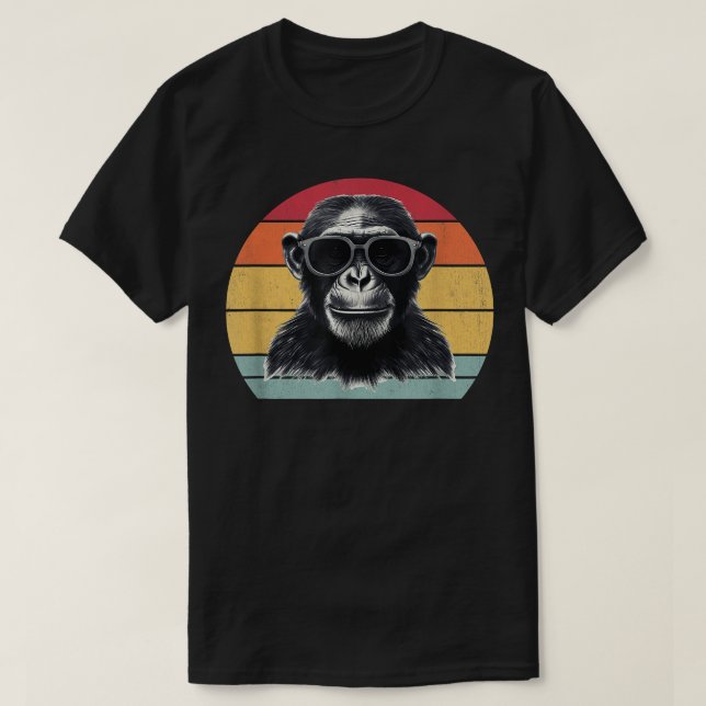 Camiseta Chimpanzee Monkey Chimpanzee (Diseño del anverso)