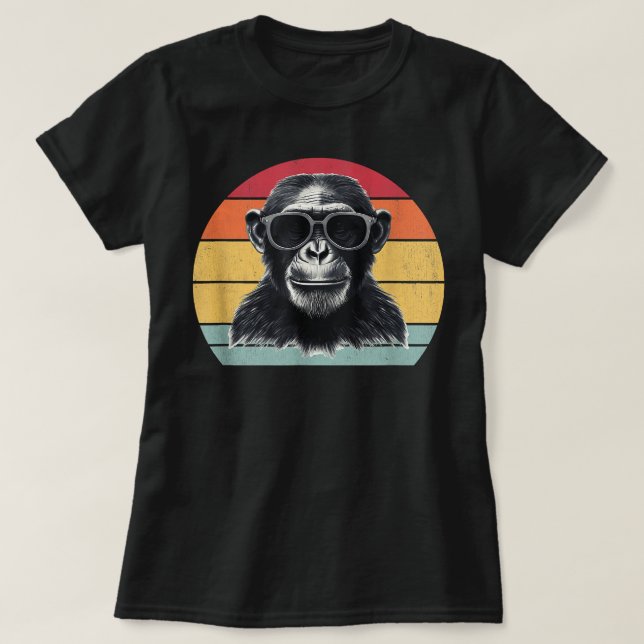 Camiseta Chimpanzee Monkey Chimpanzee (Diseño del anverso)