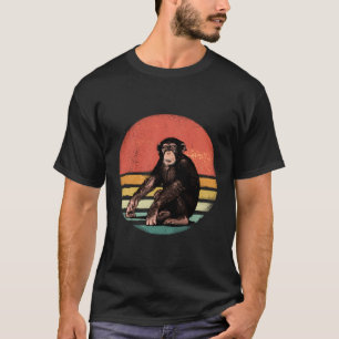 Camiseta Chimpanzee Monkey Wild Forest Animal