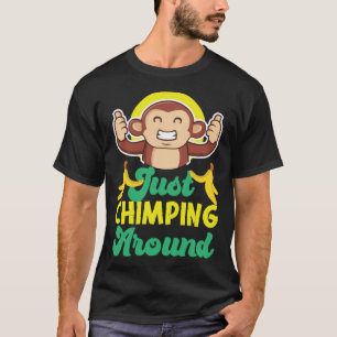 Camiseta Chimpanzee sólo chimpancé alrededor de Pullover Ho