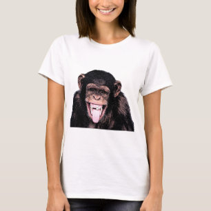 Camiseta Chimpanzee Tongue