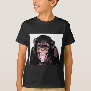 Camiseta Chimpanzee Tongue