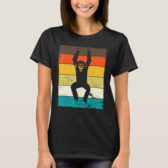 Camiseta Chimpanzee Vintage Chimp Monkey Monkey Junkey Chi (Anverso)