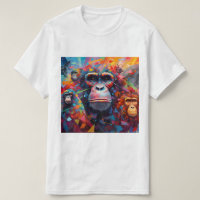 Chimpanzees Watercolor