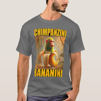 Camiseta Chimpanzini Bananini Italian Brainrot Meme Chicos