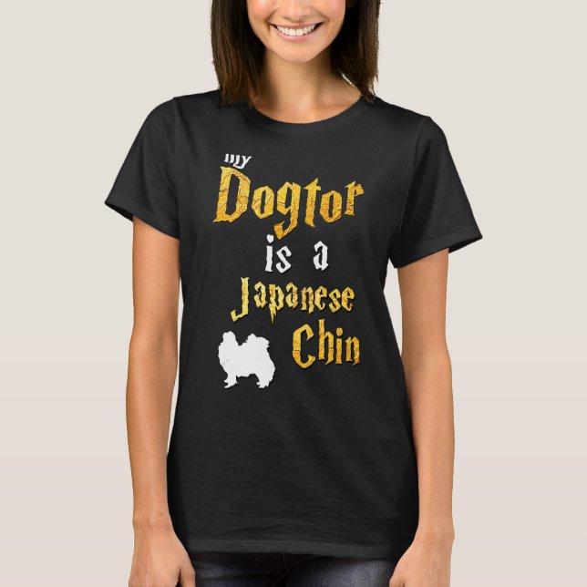 Camiseta Chin japonés masculino (Anverso)