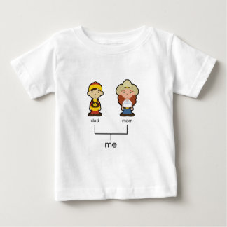 Camiseta china/americana de la familia del bebé
