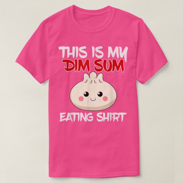 Camiseta China Asiática Restaurante De Comida Dim Sum Coma  (Diseño del anverso)