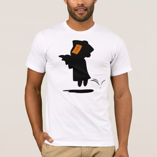 Camiseta china del 殭屍 del vampiro (Anverso)