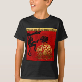 Camiseta china del chica del cumpleaños del