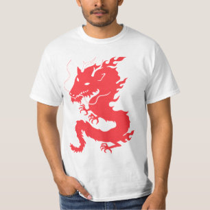 Camiseta china del dragón