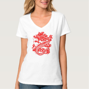 Camiseta china del dragón