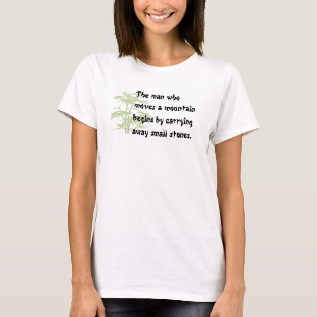 Camiseta china del proverbio (Anverso)