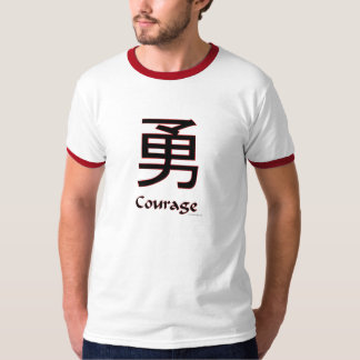 Camiseta china del valor del símbolo