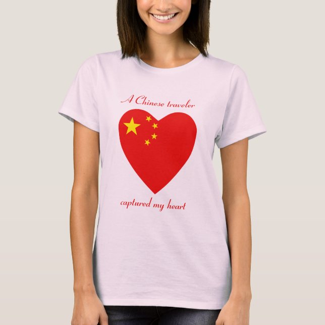 Camiseta China Flag Sweetheart (Anverso)