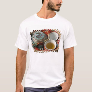 Camiseta China, Hong Kong. Tetera tradicional china & 3