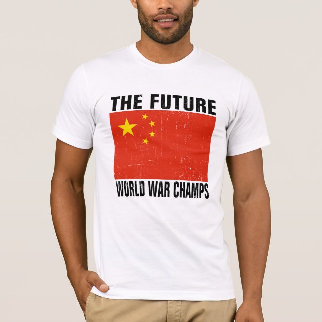 Camiseta China - los campeones futuros de la guerra mundial (Anverso)