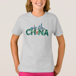Camiseta China Shanghai Temple Panda