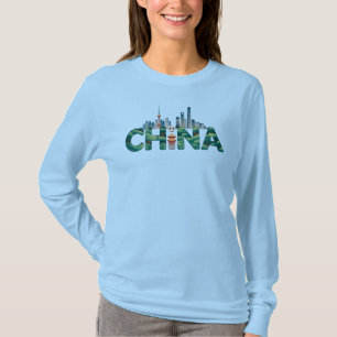 Camiseta China Shanghai Temple Panda