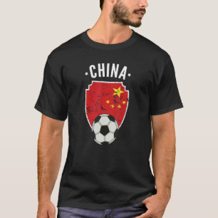 Camiseta China Soccer China Bandera Fútbol Roo del orgullo 