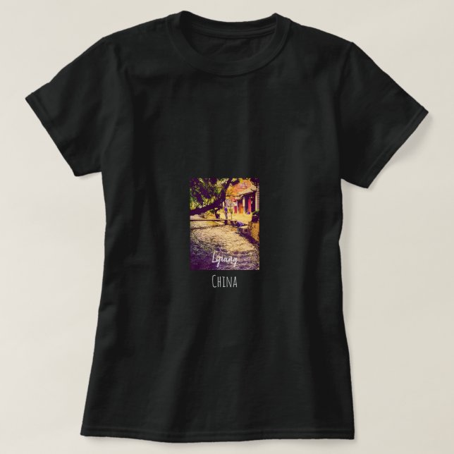 Camiseta China viaja a la provincia de Lijiang Yunnan (Diseño del anverso)