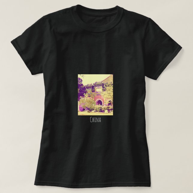 Camiseta China Viaja Pekín (Diseño del anverso)