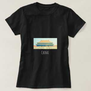 Camiseta China Viaje vintage a la Ciudad Prohibida