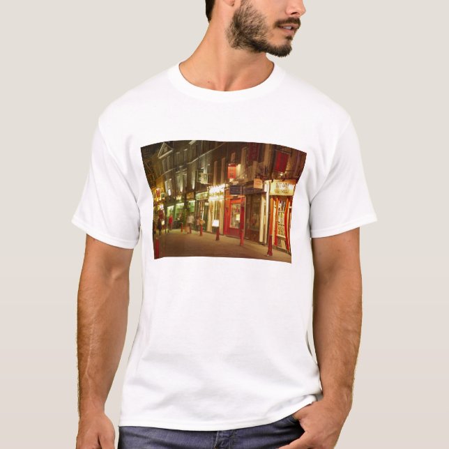Camiseta Chinatown, Soho, Londres, Inglaterra, Reino Unido (Anverso)