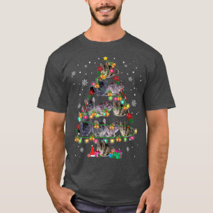 Camiseta Chinchilla Árbol de Navidad Funny Rodents Lover