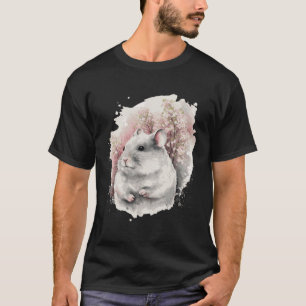 Camiseta Chinchilla Cherry Blossom Watercol japonés Sakura