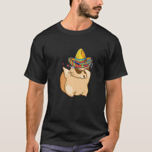 Camiseta Chinchilla Dancing Mascota Chinchilla Sombrero