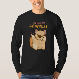 Camiseta Chinchilla Dancing relajado Rodent Mascota Chinchi