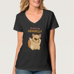 Camiseta Chinchilla Dancing relajado Rodent Mascota Chinchi