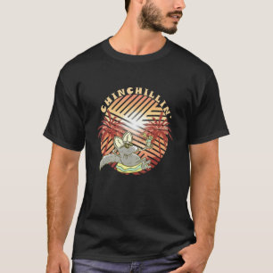 Camiseta Chinchilla Día de Verano Palm Chinchilla Bebida