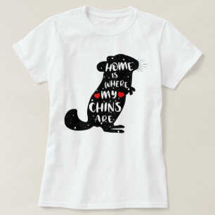 Camiseta Chinchilla   dicho Bonito   chinchilla dueña