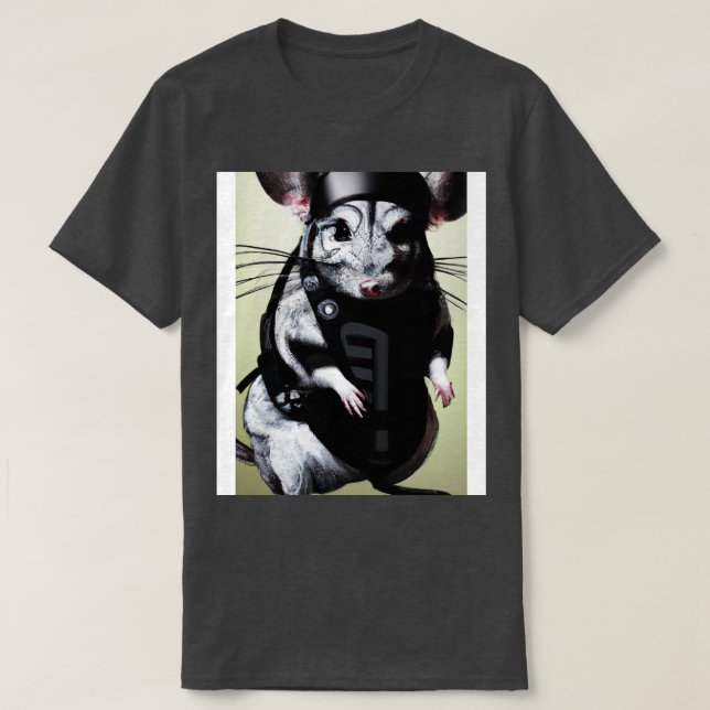 Camiseta Chinchilla en disfraz de ninja 3 (Diseño del anverso)