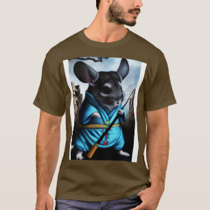 Camiseta Chinchilla en disfraz de ninja 4